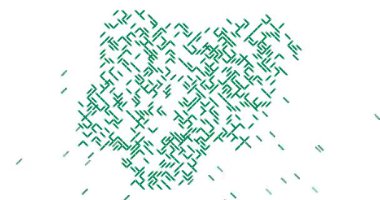 Dinamik Diyagonal Toplama Nijerya Silüet Canlandırması