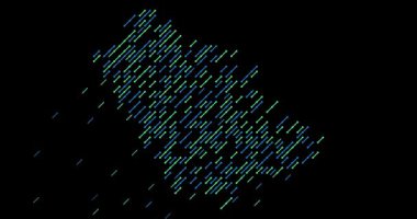 Soyut Şirket Çapraz Haritası Canlandırma Ruanda