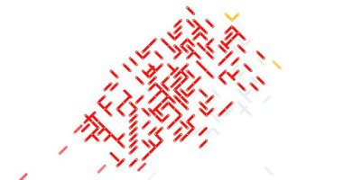 Soyut Çapraz Bina Saint Helena Ülke Haritası