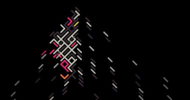 Modern Geometrik Çizgiler Toplansın Sierra Leone Haritası