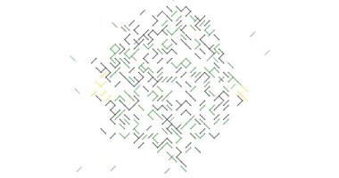 Gelecekçi Kaydırma Çizgileri Sierra Leone Silueti Canlandırması