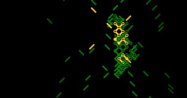 Yaratıcı Kaydırma Çizgileri Sierra Leone Siluet Tasarımı