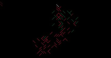 Profesyonel Diagonal Reveal Umman Ülke Haritası. Video Canlandırması