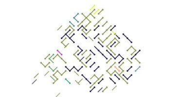 Antarktika Haritasını Gösteren Küresel İletişim Grafiği