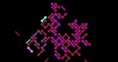 Teknoloji Çizgileri Antarktika Haritası Siluet Arkaplanı