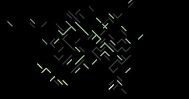 Çapraz Azerbaycan Ülke Haritası Silüeti. Video Canlandırması