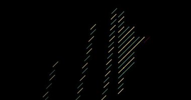 Çapraz Azerbaycan Ülke Haritası Silüeti. Video Canlandırması