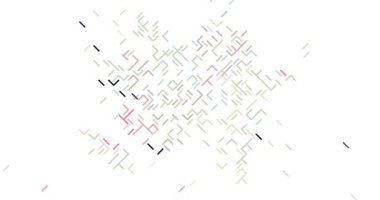 Çapraz Azerbaycan Ülke Haritası Silüeti. Video Canlandırması