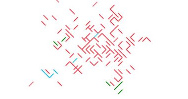 Çapraz Azerbaycan Ülke Haritası Silüeti. Video Canlandırması