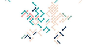 Çapraz Azerbaycan Ülke Haritası Silüeti. Video Canlandırması