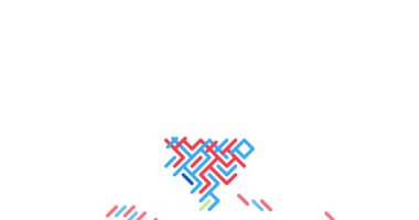 Soyut Kaydırma Çizgileri Arnavutluk Ülke Şeklini Ortaya Çıkarttı