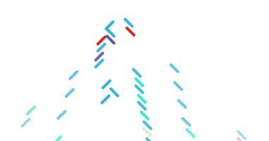 Gelecekçi Kaydırma Çizgileri Arnavutluk Silueti Video Canlandırması