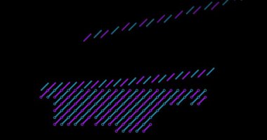 Bulgaristan Harita Biçimini Gösteren Modern Hareket Grafiği