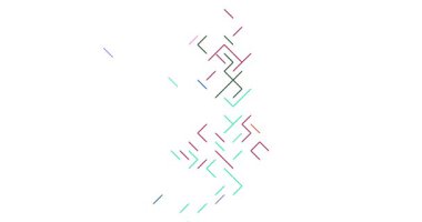 Modern Geometrik Çizgiler Toplansın Finlandiya Haritası Silueti