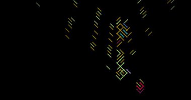 Zarif Çapraz Çizgiler Fransa Harita Arkaplan Döngüsü