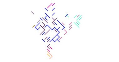 Hindistan Haritasının Geometrik Çapraz Kaydırma Grafiği