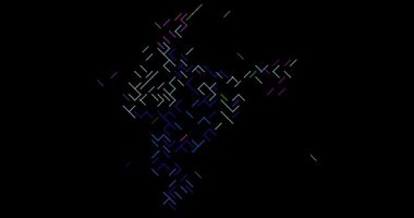 Hindistan Haritasının Geometrik Çapraz Kaydırma Grafiği