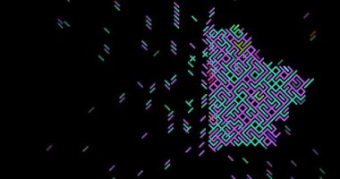 Düşen Çapraz Çubuklar Biçimi Kazakistan Silueti