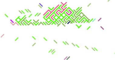 Kazakistan Ana Hattı 'na Kayan Çapraz Çizgileri Gösteren Stok Canlandırması