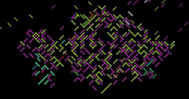 Teknik Doğrusal Geçiş Biçimi Kazakistan Harita Şekli