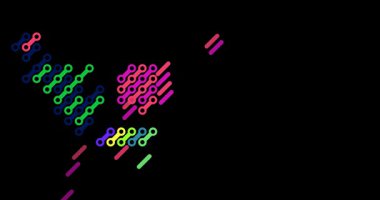 Dinamik Çapraz Çizgiler Endonezya Haritası Silueti Oluşturuyor