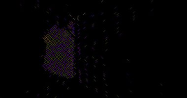 Kanada Haritası Oluşturan Soyut Çapraz Çizgiler