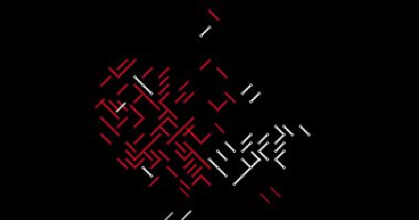 Soyut Geometrik Akış Kanada Haritası Özeti