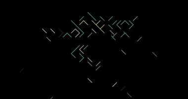 Hırvatistan Haritası Oluşturan Kayan Çapraz Veri Görselleştirmesi