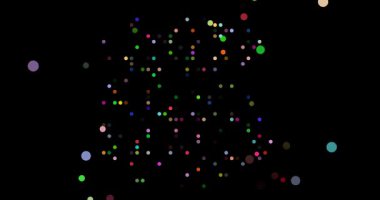 Yumuşak Düşen Çember Canlandırması Mısır Şeklini Yarattı