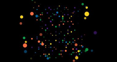 Mısır Şekli Şekillendiren Düşen Noktaların Teknoloji Odaklanmış Görüntüsü