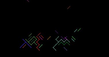 Soyut Kayan Köşegen Hong Kong Şekli Oluştur