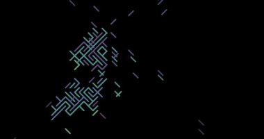 Hong Kong Taslağı Oluşturan Çapraz Çizgilerle Ticari Hareket Grafikleri