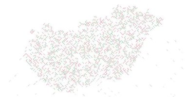 Macaristan Şeklini Çapraz Görsel Elementler Oluştur