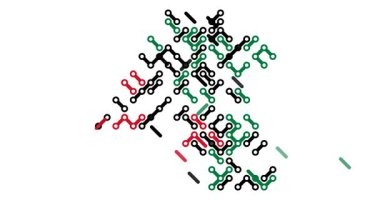 Çapraz Çizgiler Kuveyt Şekli Dijital Tasarım Videosu