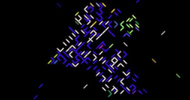 Kuveyt Siluetinin Temiz Çapraz Çizgiler Toplantısı