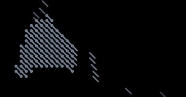 Letonya Taslağına Kayan Çapraz Çizgileri Gösteren Stok Canlandırması