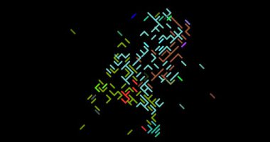 Hollanda Özeti Oluşturan Çapraz Çizgilerle Ticari Hareket Grafikleri