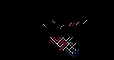 Malezya Haritasının Çapraz Oluşumunu Gösteren Teknoloji Canlandırması