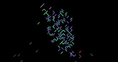 Malezya Haritası Silueti Oluşturan Çapraz Kaydırma Çizgileri