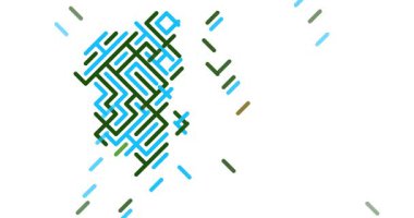 Polonya 'yı Çapraz Çizgilerle Yapılandıran İş Yönelimli Grafikler