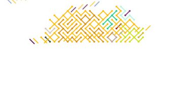 Romanya Haritasının Çapraz Oluşumunu Gösteren Teknoloji Animasyonu