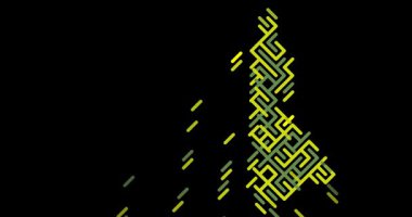 Güney Sudan Haritasının Çapraz Oluşumunu Gösteren Teknoloji Canlandırması