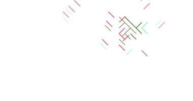 Çapraz Elementler Kullanılarak İspanya 'nın Hareket Grafiği Silueti