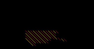 İspanya Harita Silueti üzerinden Soyut Bağlantı Konsepti