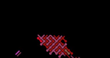 Sudan Taslağına Kayan Çapraz Çizgileri Gösteren Stok Canlandırması