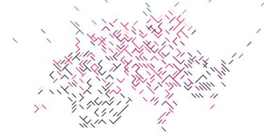 İsviçre Haritasının Soyut Kurumsal Çapraz Animasyonu