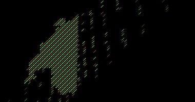 Çapraz Konumlarla İsviçre Haritası Oluşturan Profesyonel Stok Görüntü Animasyonu