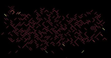 Türkiye Ülke Silüetinin Teknik Çizgi Canlandırması