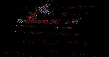 Tacikistan Harita Şeklini Gösteren Çapraz Soyut Canlandırma