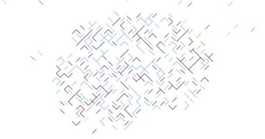 Makedonya Haritasının Özetini Soyut Çapraz Hareket Yapıyor